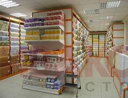 Компания "БасМаркет": стеллажи Cash&Carry, рулонные