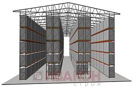 Самонесущие склады (стеллажи)